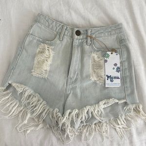 Show me your mumu size 26 Wyoming Jean shorts NWT